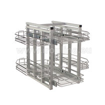 Otočný kôš REVOLVER "D",chróm /Iron line