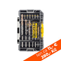 Stanley Sada presných vrtákov a bitov 19 dielna FATMAX