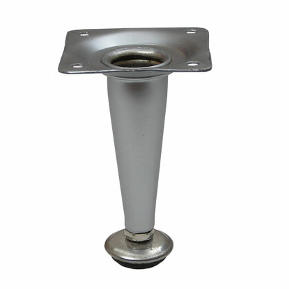 Nábytk.noha kónus 120mm, mat.chróm / Nábytkár Nábytk.noha kónus 120mm, mat.chróm / Nábytkár