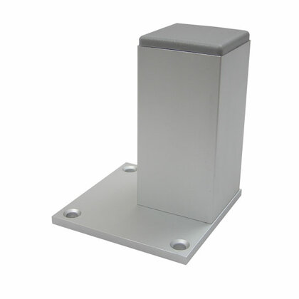 Nábytk.noha N 45X45 A100 s reguláciou, čierna / Zobal Nábytk.noha N 45X45 A100 s reguláciou, čierna / Zobal