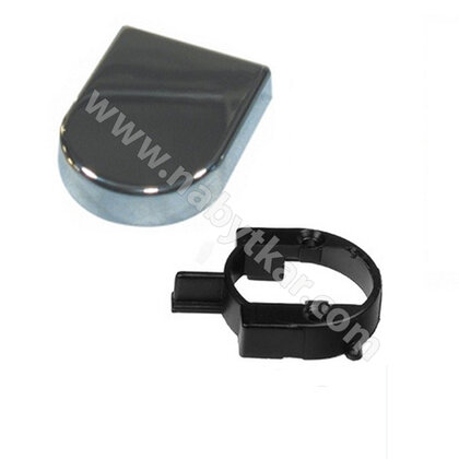 Záves Sklo - krytka D + protiplast a skrutky, chróm /Fgv Záves Sklo - krytka D + protiplast a skrutky, chróm /Fgv