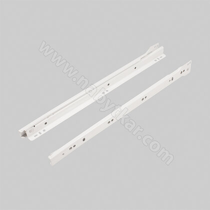 Vodiaca lišta zásuvková 400mm, biela /Gt