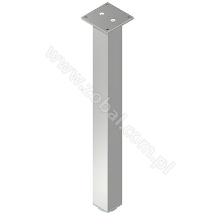 Stol.noha 45x45 s reguláciov, hliník