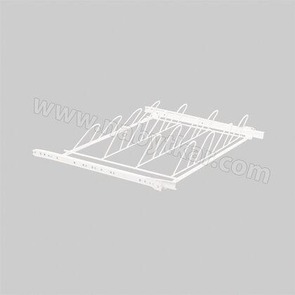 Výsuvná polica na topánky, biela /Rejs