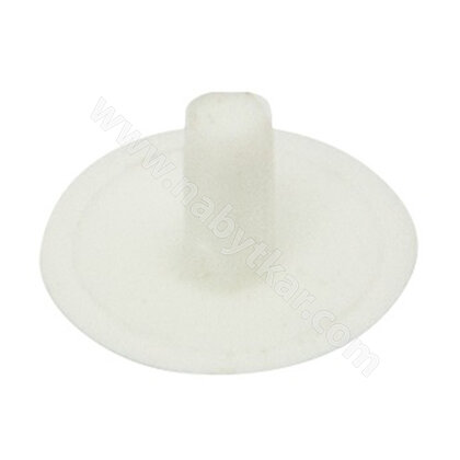 Krytky na konfirmát 5x50, biela