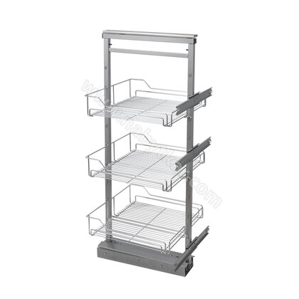 Potrav.kôš MIDI 50-4P,nový model,s tlmením, chróm /Rejs