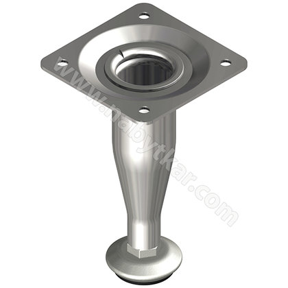 Nábytk.noha kónus, chróm / Nábytkár