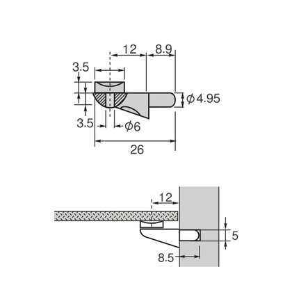 Podperka s prísavkou /Swell