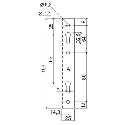 Postel. výklop.kov. bočné na 1-posteľ, zinok KP3