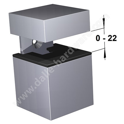 podperka M004, chróm,hrubka police do 20mm