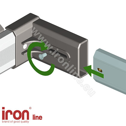 Výs.kôš K03-90,drôtený+relig-vysoký,mat.chróm /Iron line
