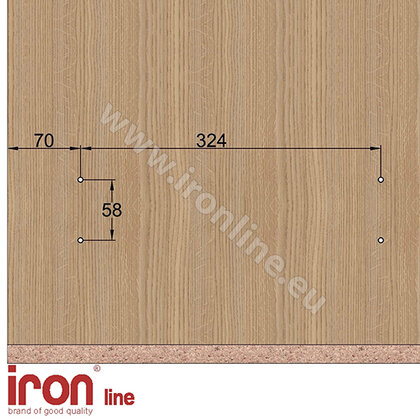 Výs.kôš K03-90,drôtený+relig-vysoký,mat.chróm /Iron line