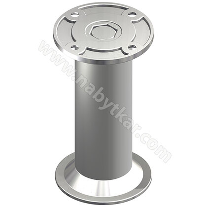 Nábytk.noha NA10 C00 100 s reguláciou, hliník /Gt