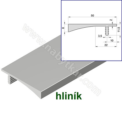 Profil UKW 13, L-3,5m HLINÍK
