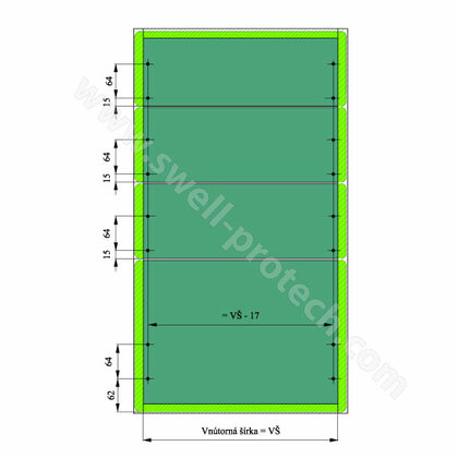 Metalbox, mal. striebro /Swell