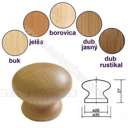 Madlo GA-DL-55 drevo bez.frez