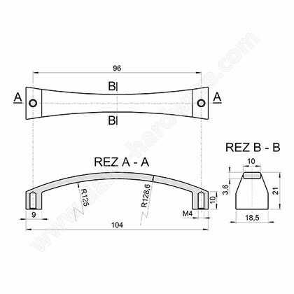 Madlo F171, chróm Madlo F171, chróm