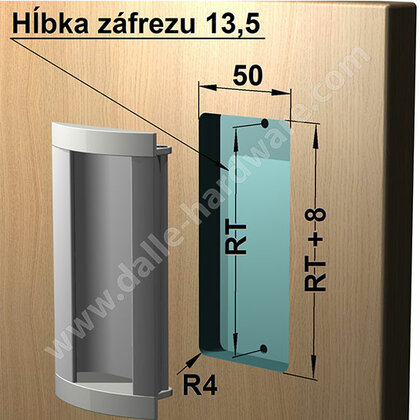 Madlo F055 - hliník