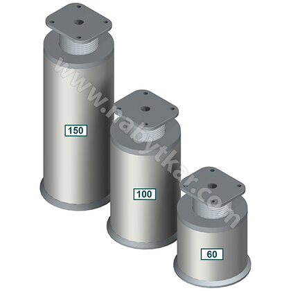 Nábytk.noha VALEC "big" , hliník