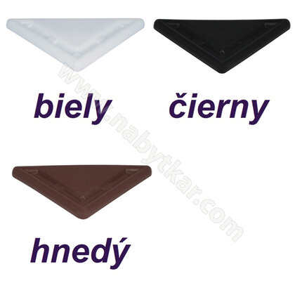 Klzák trojuholníkový 60x60x90mm,v=5 mm, (1bal-200 ks)