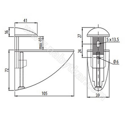 Podperka PELIKÁN VEĽKÝ