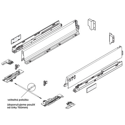 ANTAROBOX, TIP-ON 30kg typ M, BIELY - KOMPLET ANTAROBOX, TIP-ON 30kg typ M, BIELY - KOMPLET