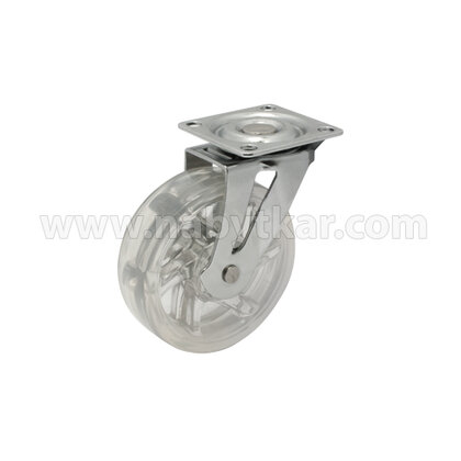 Transparentné  koliesko fi75