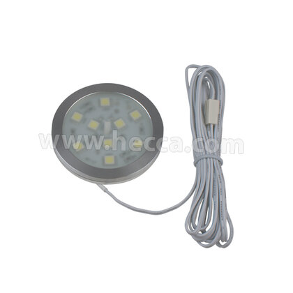 LED bodovka - NO60, 1.8W, DC12V, biela studená, hliník / Hecca