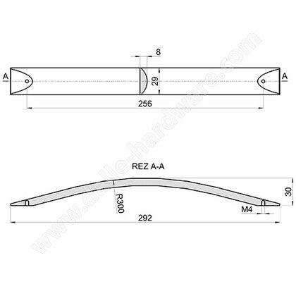Madlo F6007 / chróm