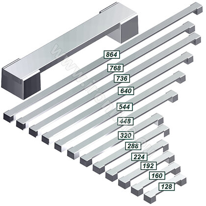 Madlo F6044B, chróm