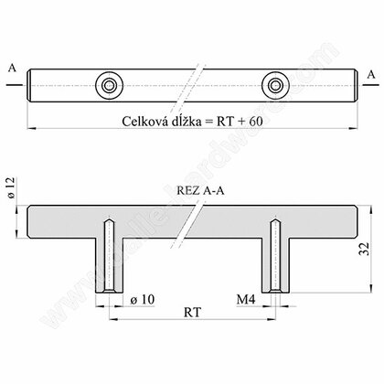 Madlo F5732 - mat.chróm