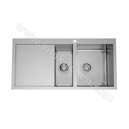 Drez VK-1099-1000x470x200x1,2mm, s otvorom na batériu,INOX