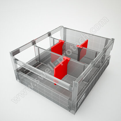 EVOLUTION 86 Prepážka malá hranatá