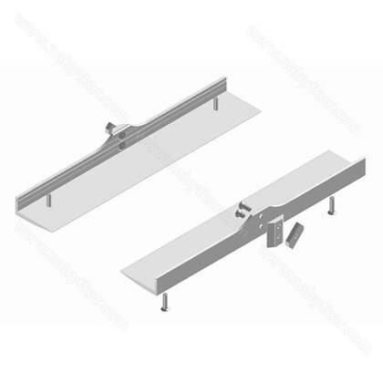 Reg-al sys. uchytenie police - vodorovné, 18mm / Zobal