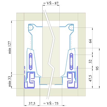 EVObox Evolution 86 set A02 / Sivý
