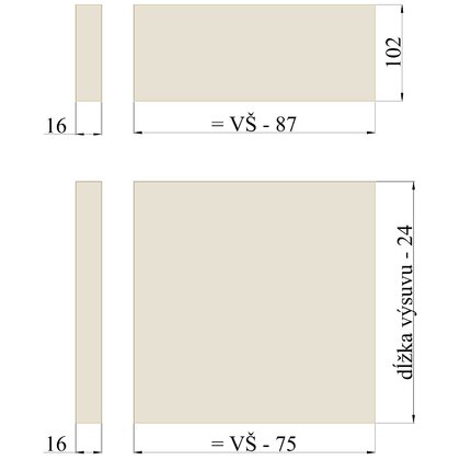 EVObox Evolution 100 - A01 - výška bočnice 100 mm
