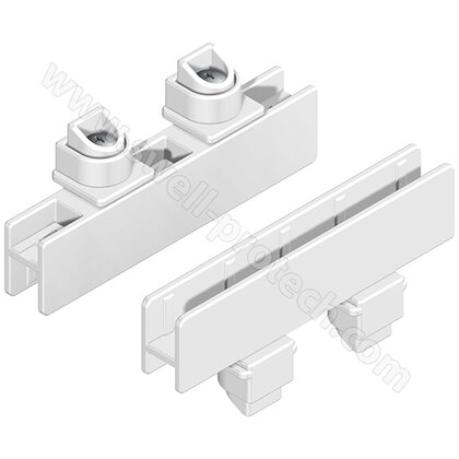EVOLUTION 100 Adaptér zadný pre boxide a sklen.bočnicu, biely