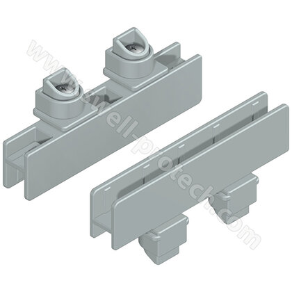 EVOLUTION 100 Adaptér zadný pre boxide a sklen.bočnicu, sivý