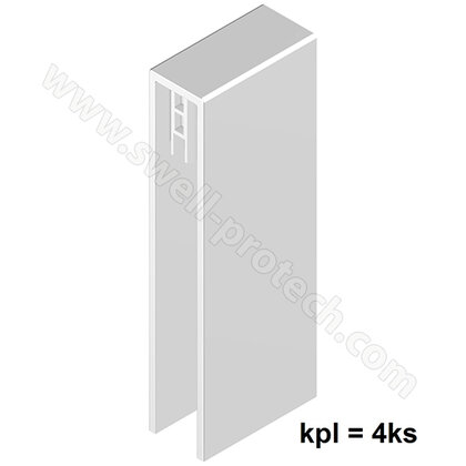 EVOLUTION 100 Krytky pre skenenú bočnicu, biela