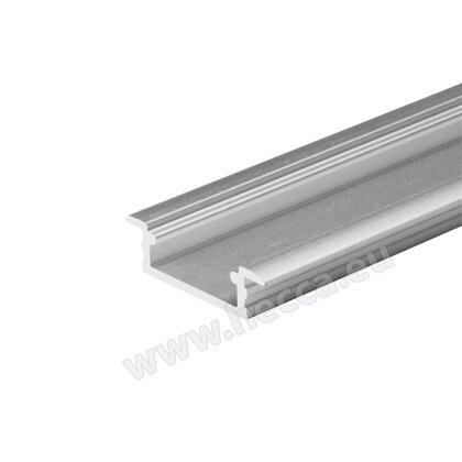 LED PROFIL - Zafrézovatelný profil - hliník, 2m (bez krycej lišty)/LC