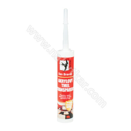 Tmel akrylový 280 ml biely SILVER line  / Den Br.