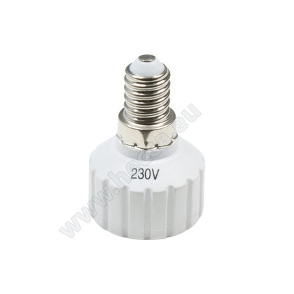 Redukcia na žiarovky z E14 na GU10