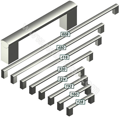 Madlo ME9309, inox, Gamet