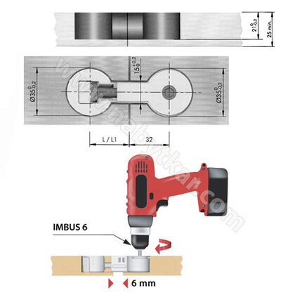 Spojovacia skrutka QUICK na PD