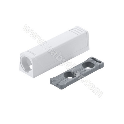 BLUM uchyt jednoduchý- krátky,na tlmič 956.1201, biely /Blum BLUM uchyt jednoduchý- krátky,na tlmič 956.1201, biely /Blum