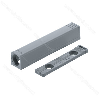 BLUM uchyt jednoduchý- dlhý,na tlmič 956A.1201, sivý /Blum