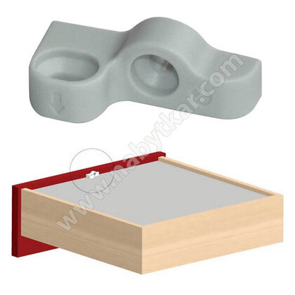 Spojovacie kovanie pre čelo a dno zásuvky (min.bal: 50 ks)