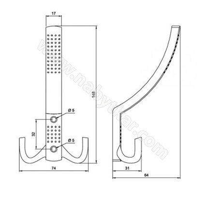 Náb.vešiak Z-355 / Nomet