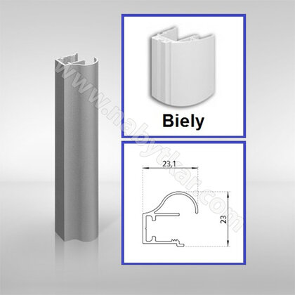 Madlo EKO OMEGA 82601-01 biela lesklá /Laguna