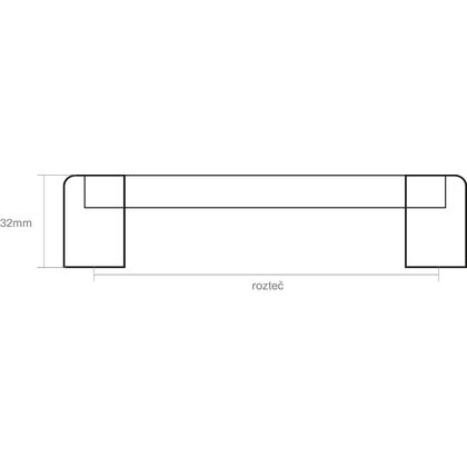 Madlo F021 Inox Madlo F021 Inox
